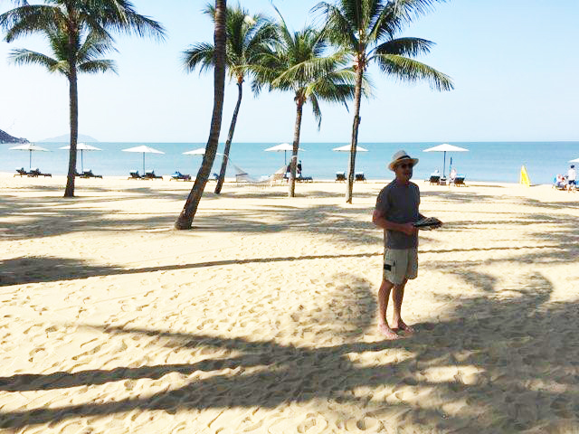 Jim on the beach