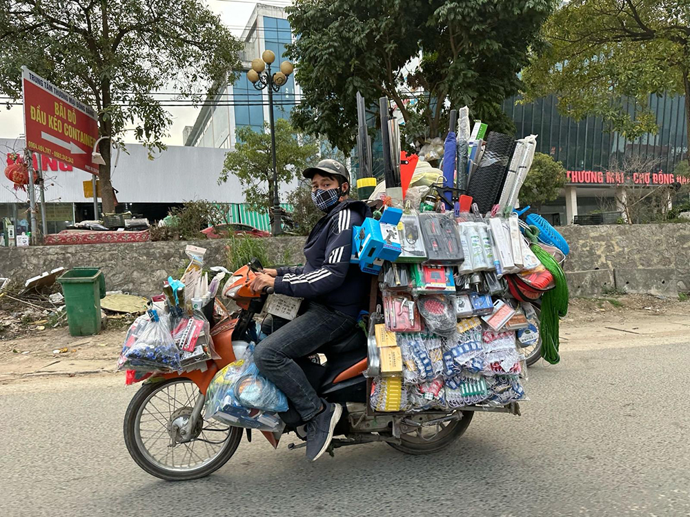 on his way to sell... everything