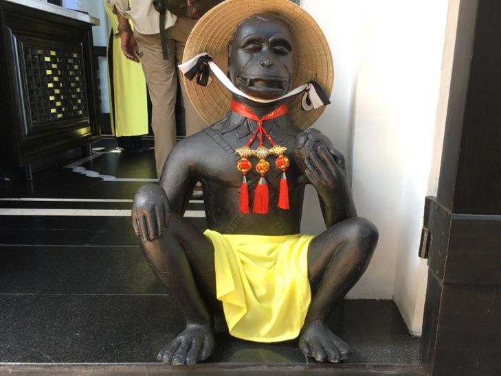 monkey statue