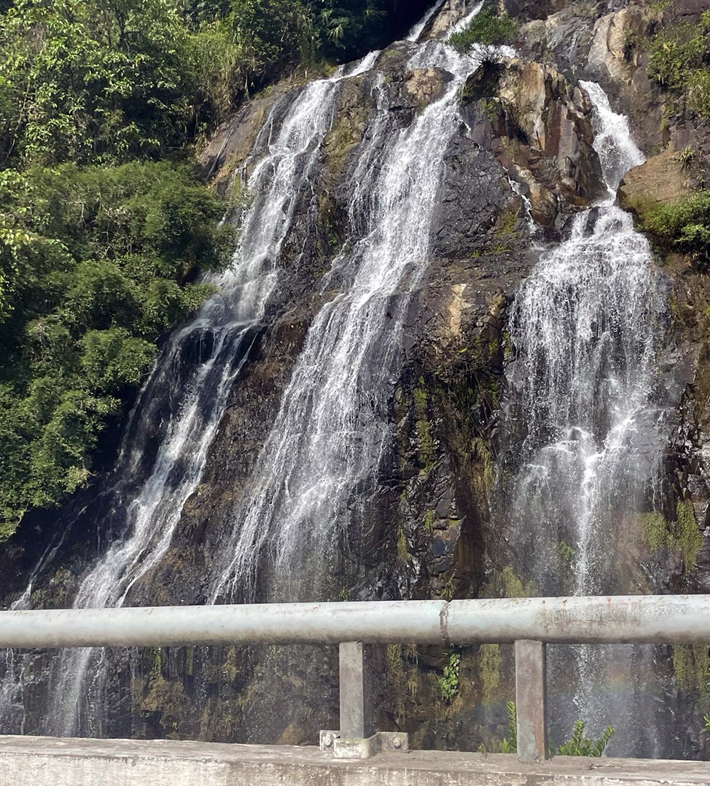 roadside waterfall