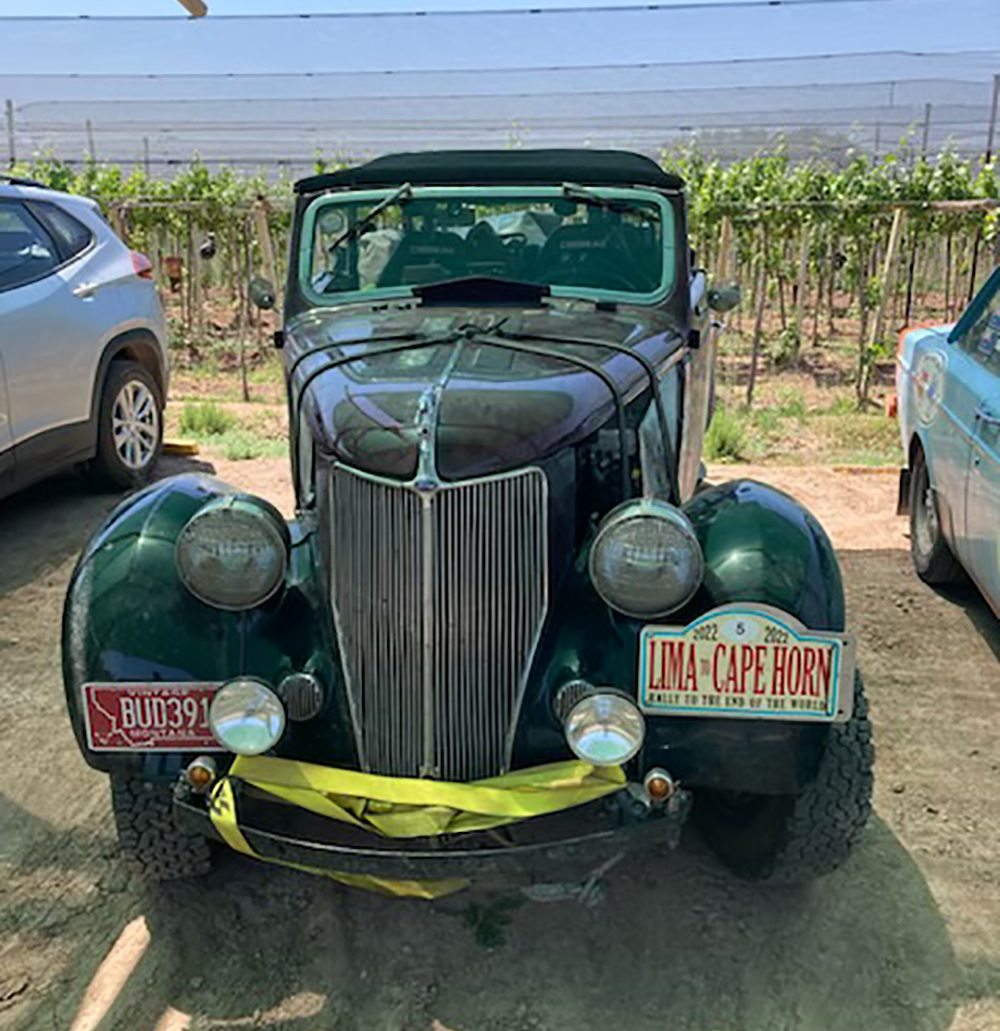 The Ford Parked at the Vineyard