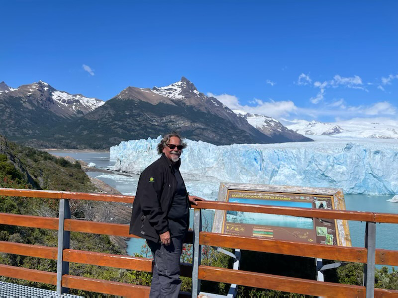Jeff at the Glacier Overlook