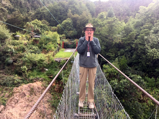Jim On Suspension Bridge