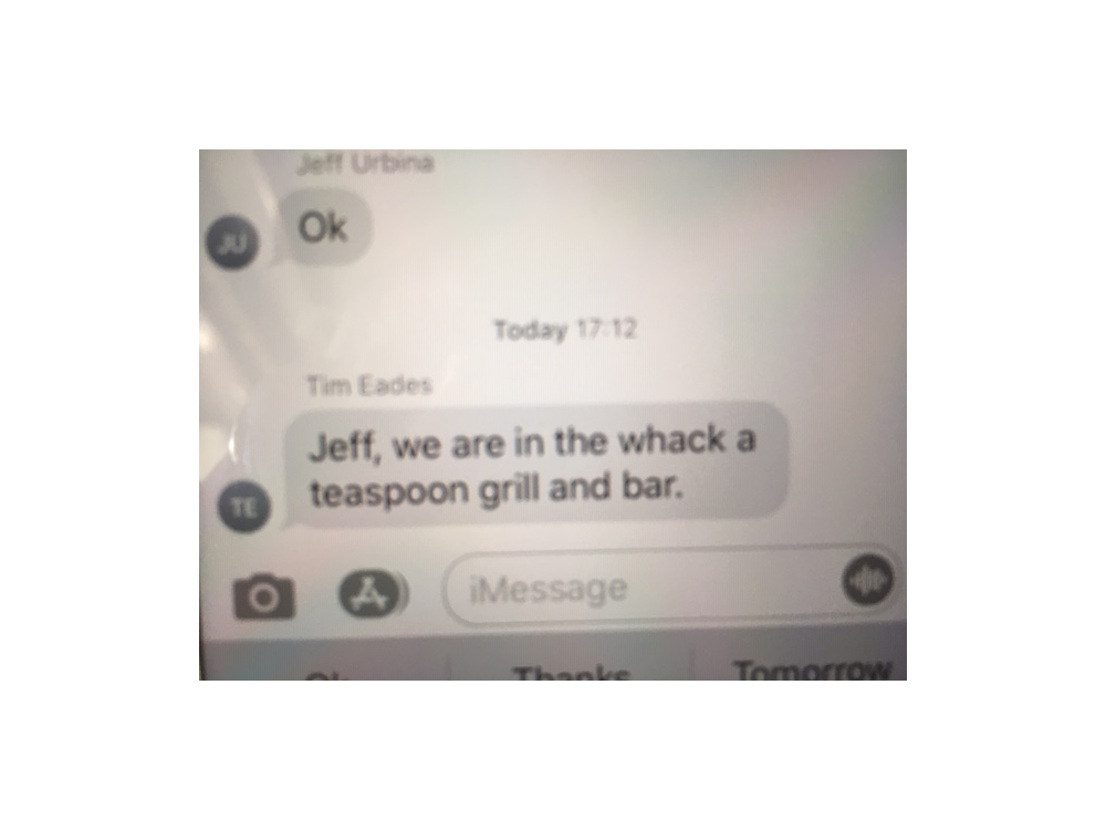 Tim's text