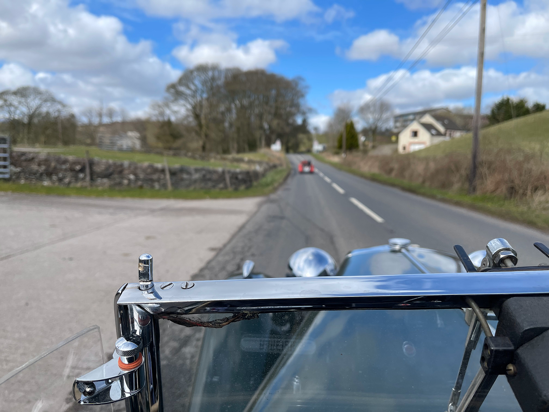 Following each other down the road