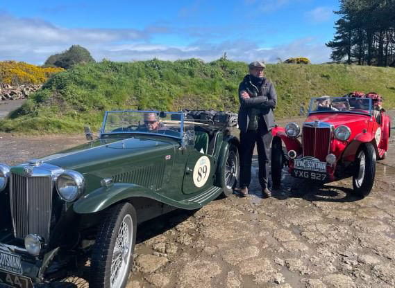 Waiting their turn at Scrutineering