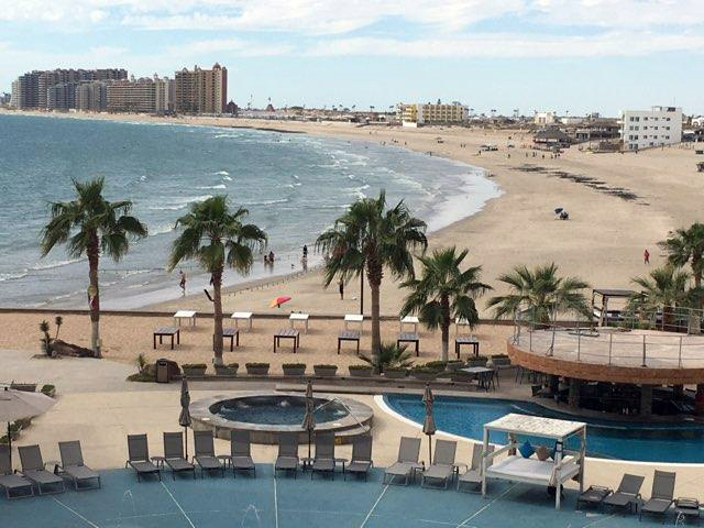 view of the beach
