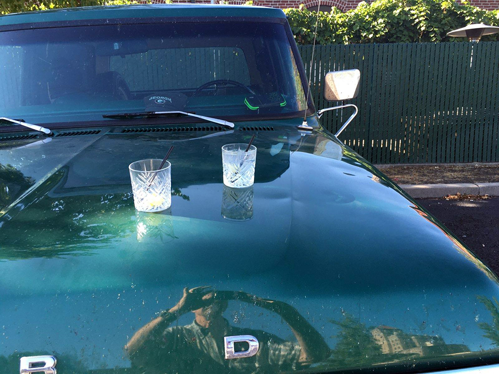 the Bronco has a drinking problem