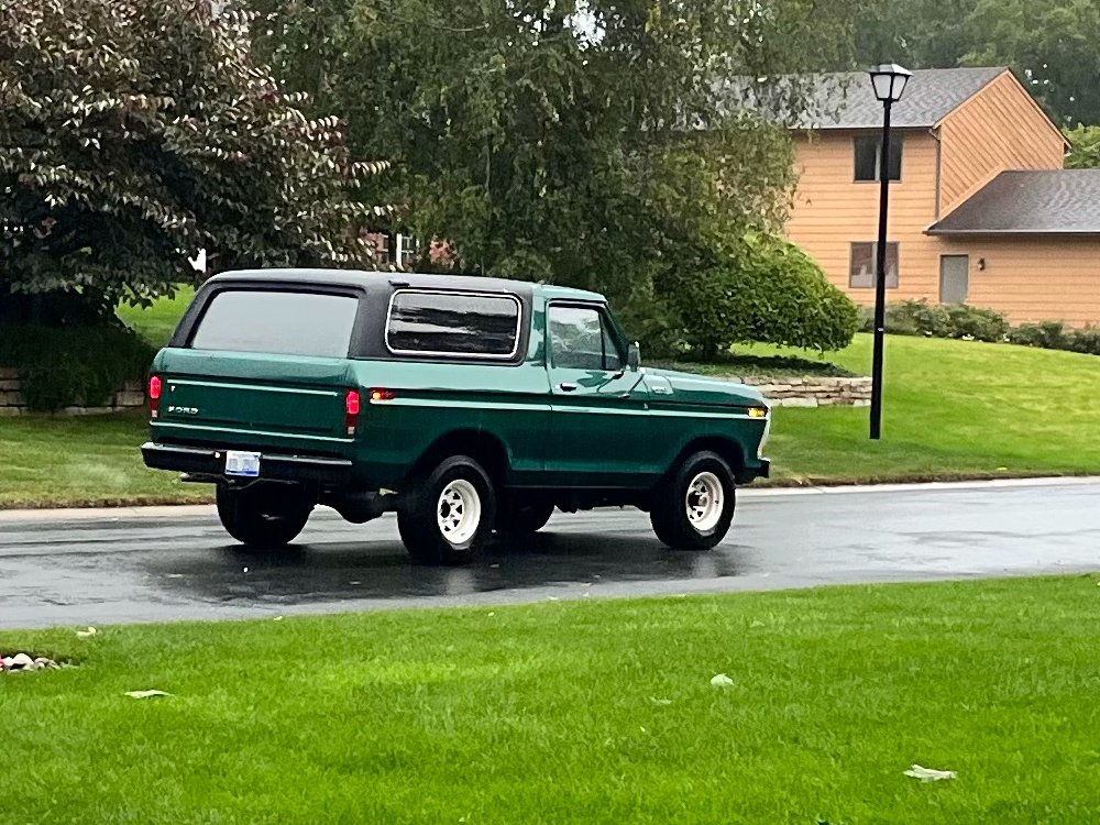 Tim has the Bronco ready