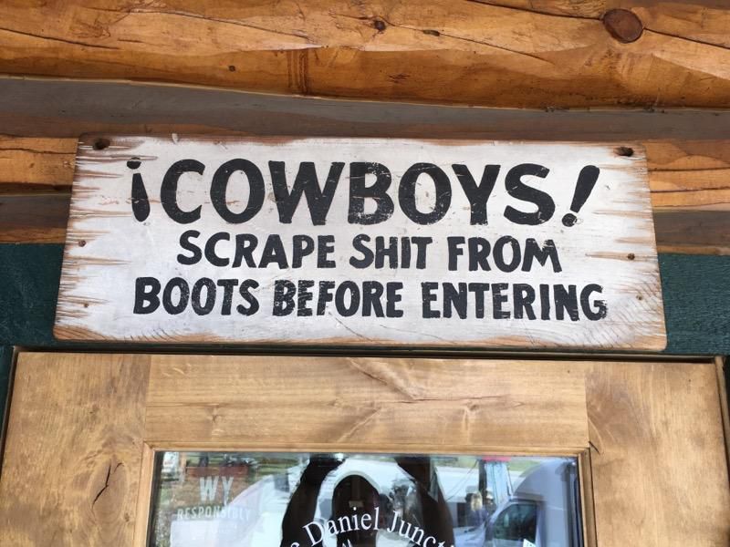 Cowboy Sign