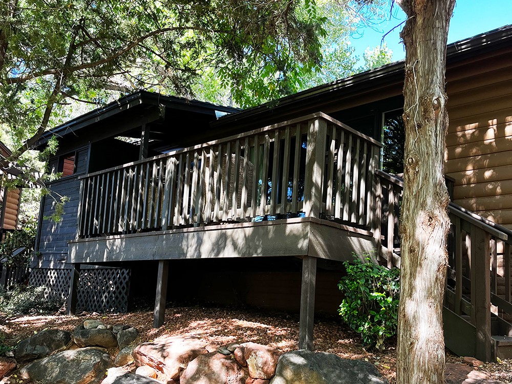 view of the deck