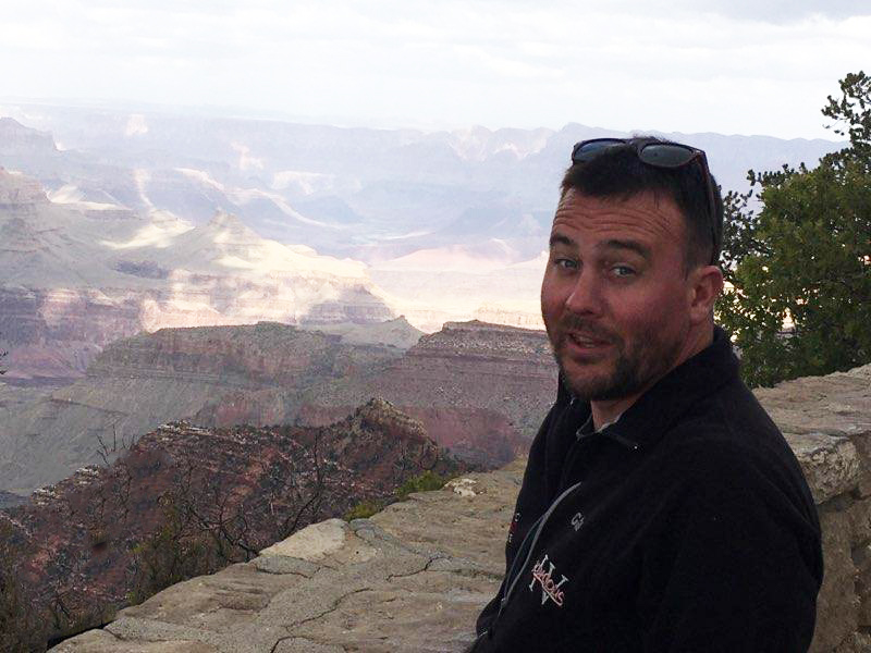 Patrick at the Grand Canyon
