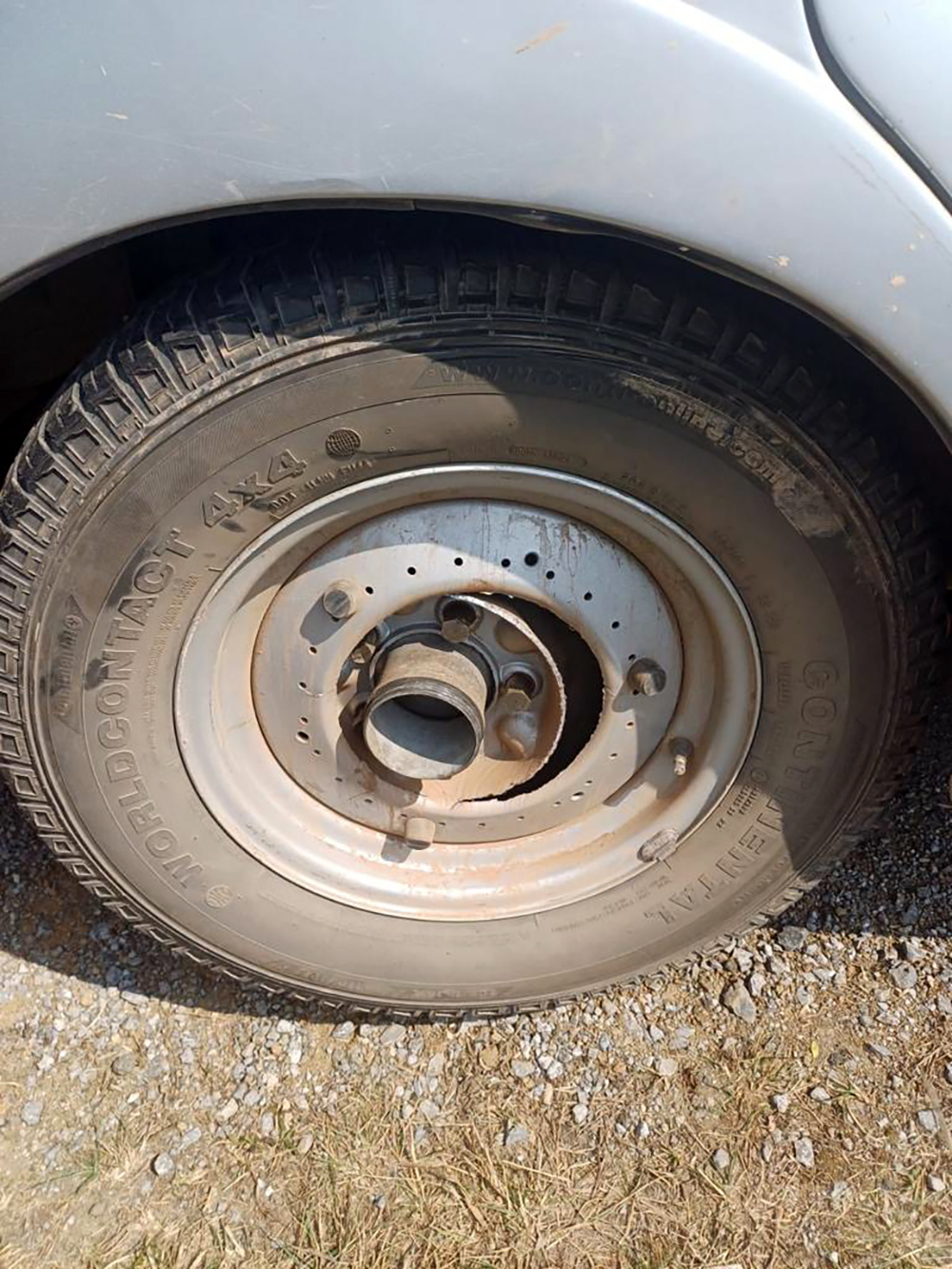 broken wheel