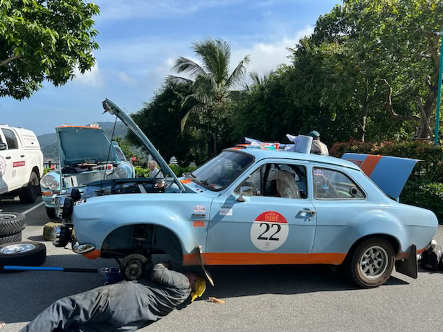 checking the Escort
