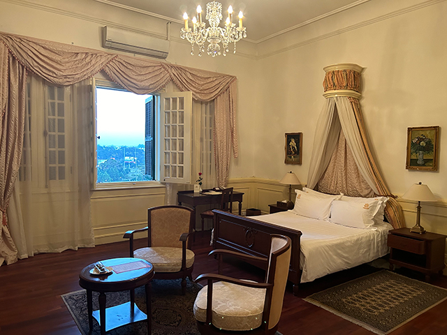 a fancy bedroom