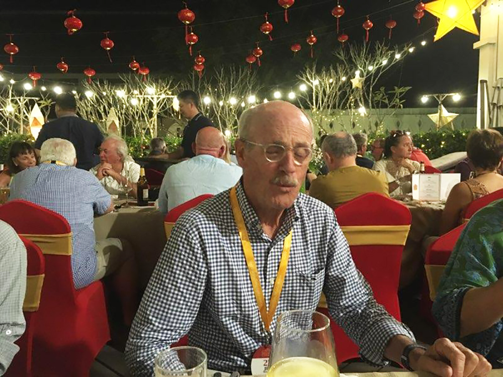 Jim at dinner