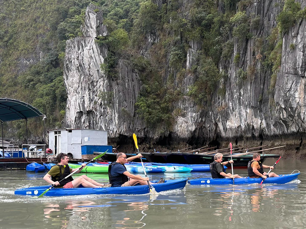 kayakers