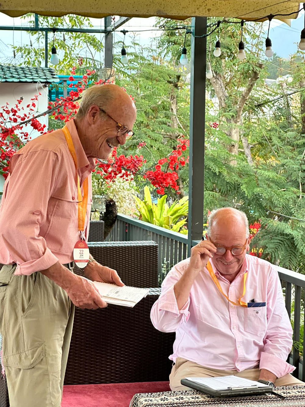 pink shirt meeting
