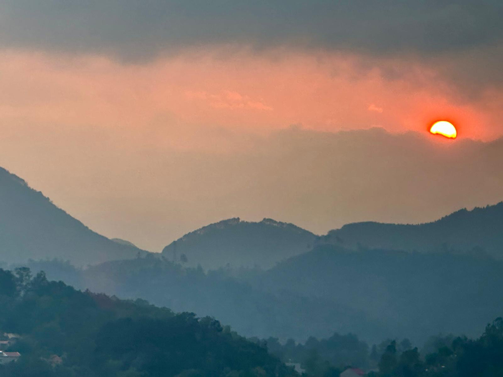 red sunset
