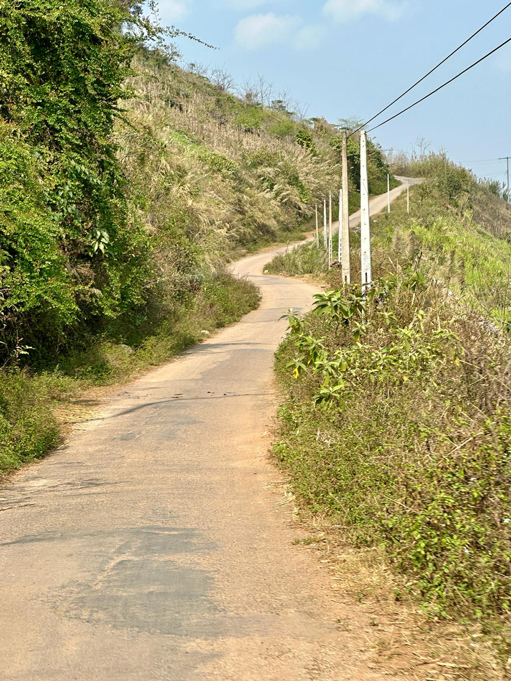 uphill