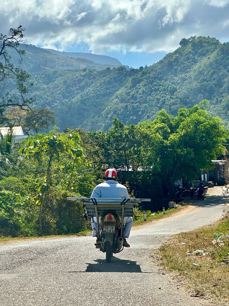 wide motorbike