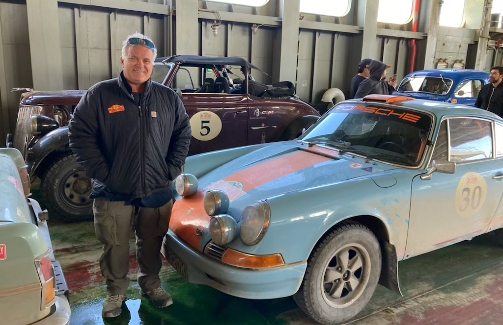 Chris and The Porsche On The Ferry
