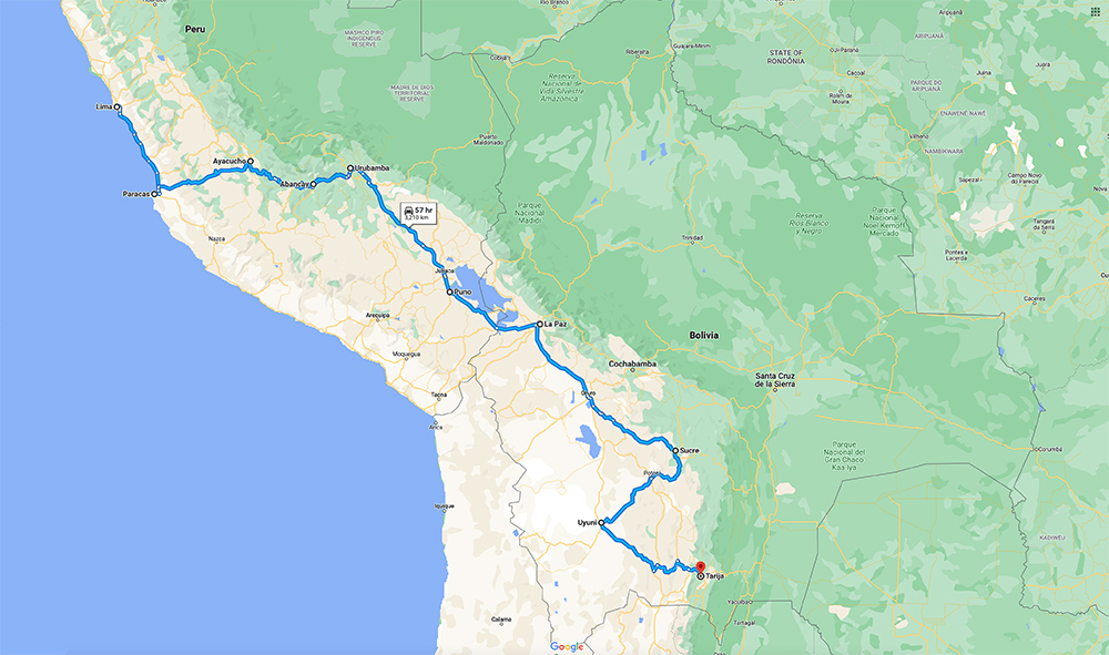 Day 1 Route