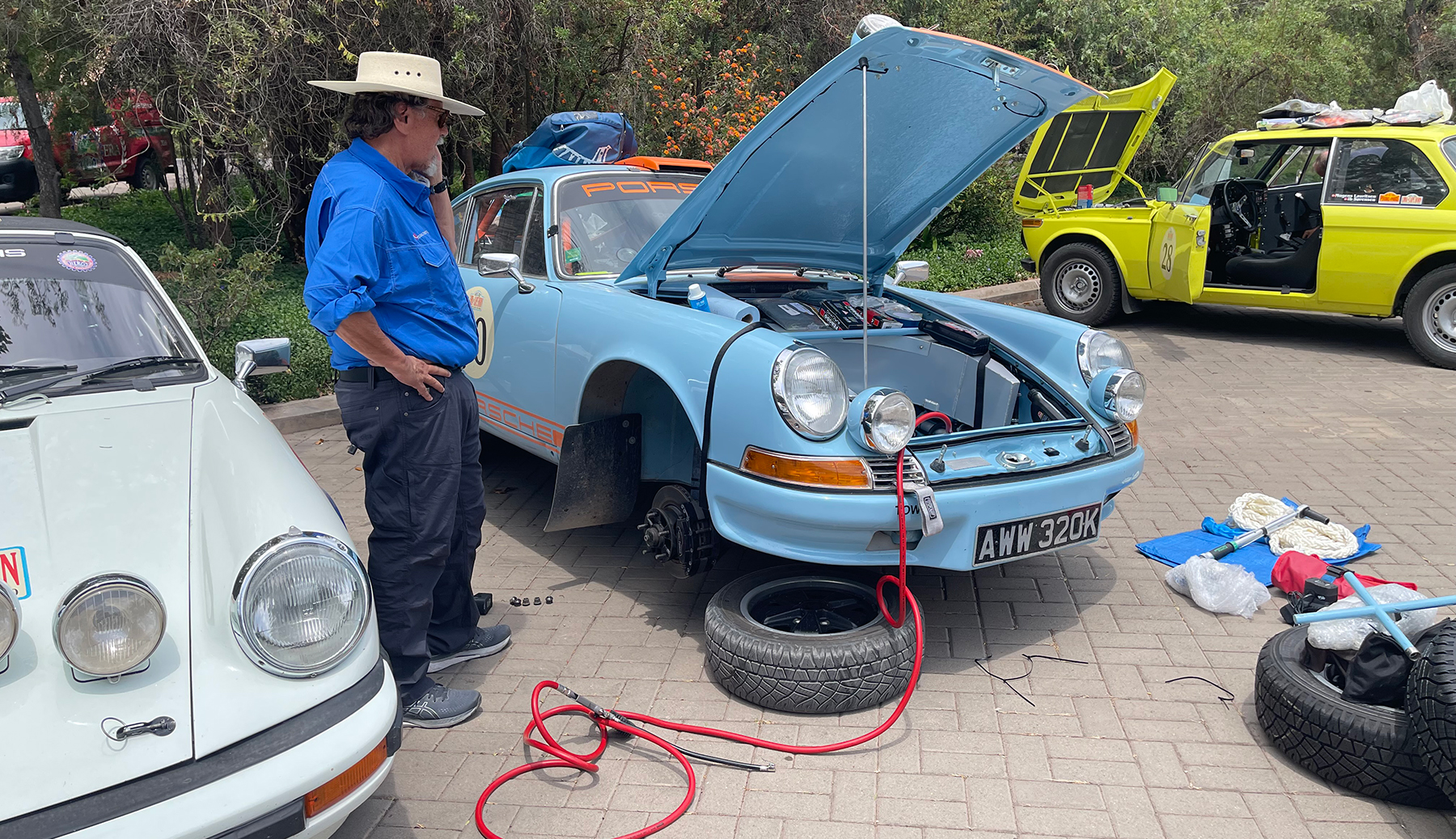 Porsche on Rest Day