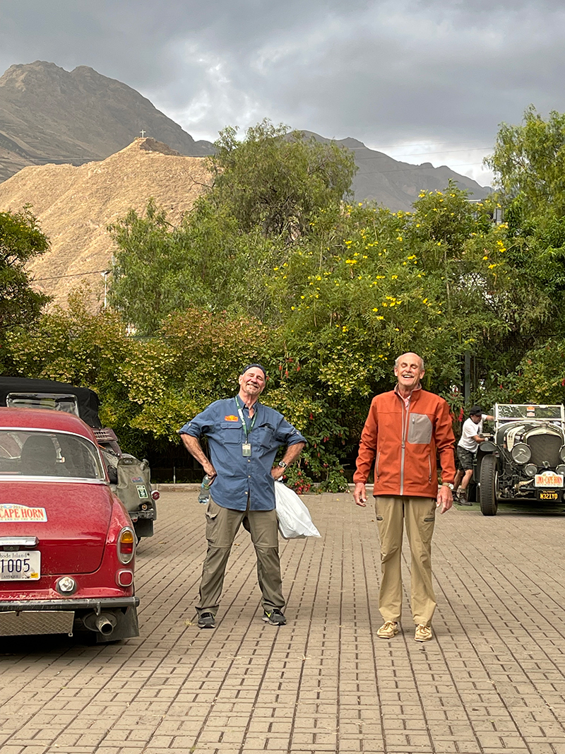Tim and Jim Posing For a Picture