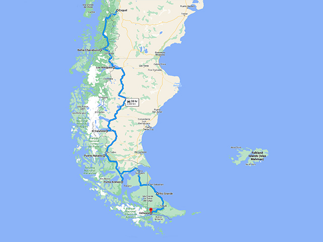 Map of the last week