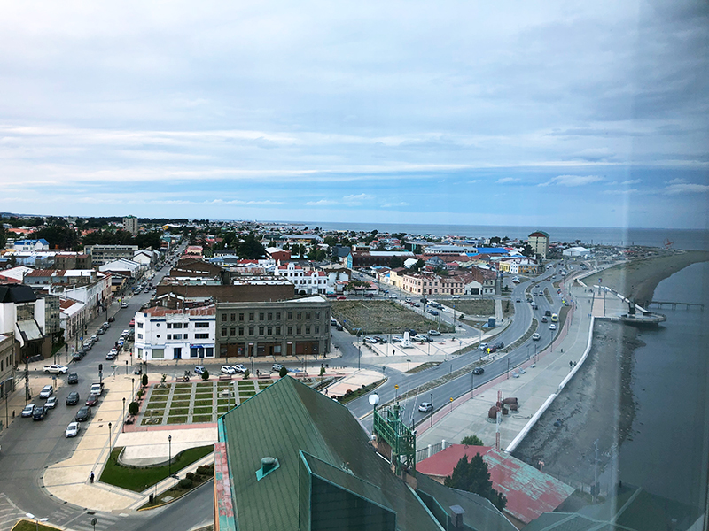 View through a window