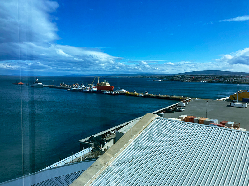 View through a window
