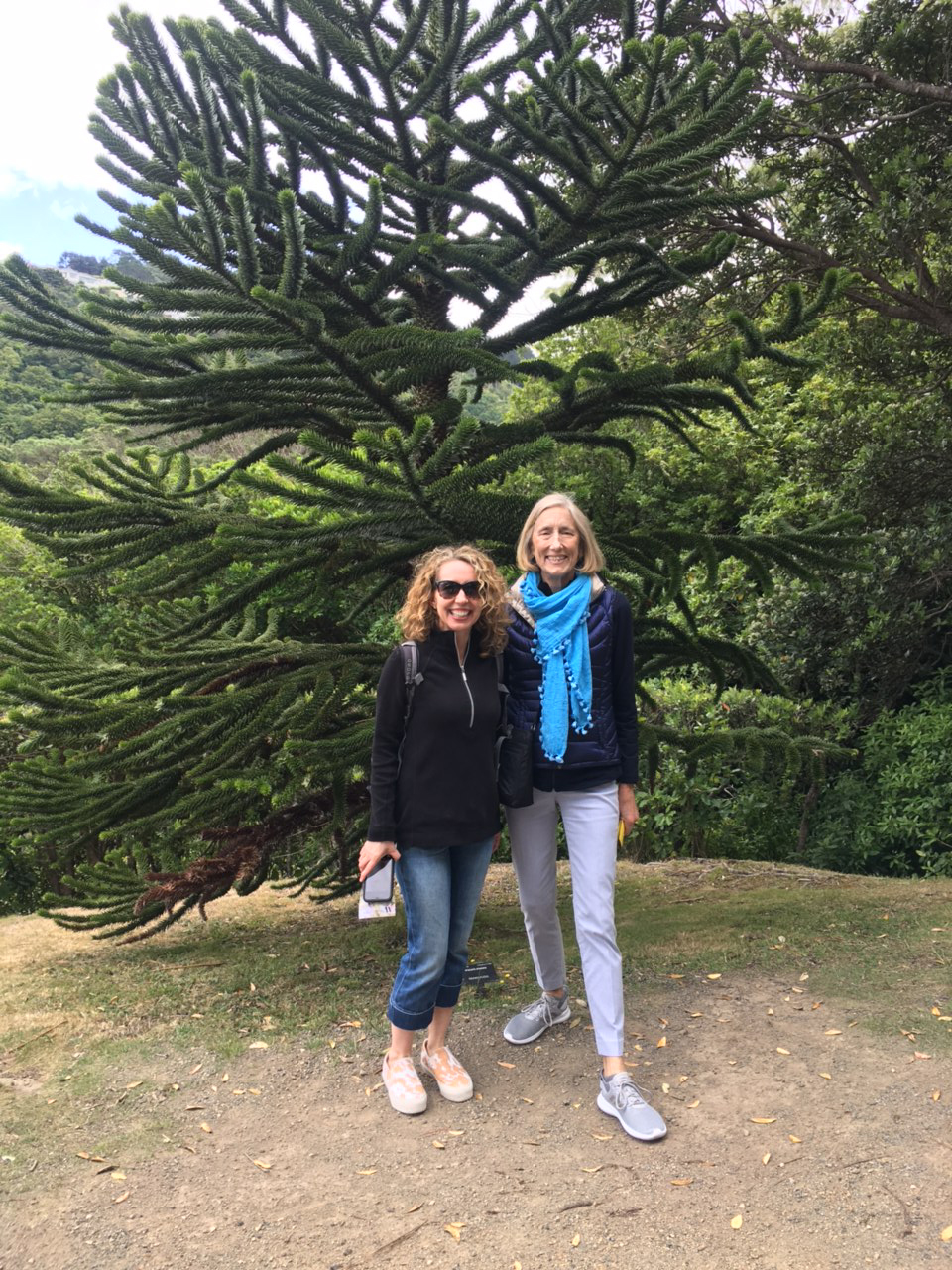 Jan and Beth at the Botanic Garden