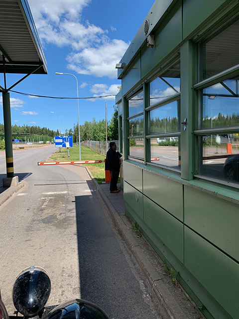at the Finalnd Border