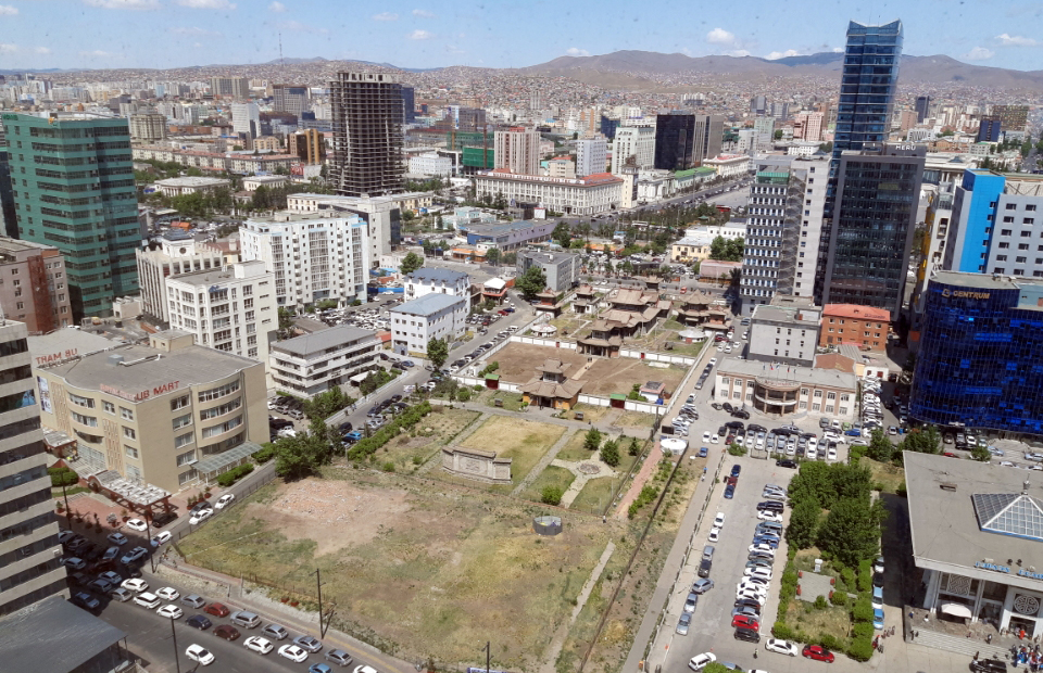 View of Ulan Baatar from the hotel