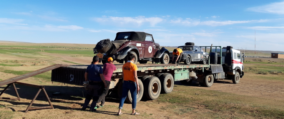 Loaded On A Flat Bed