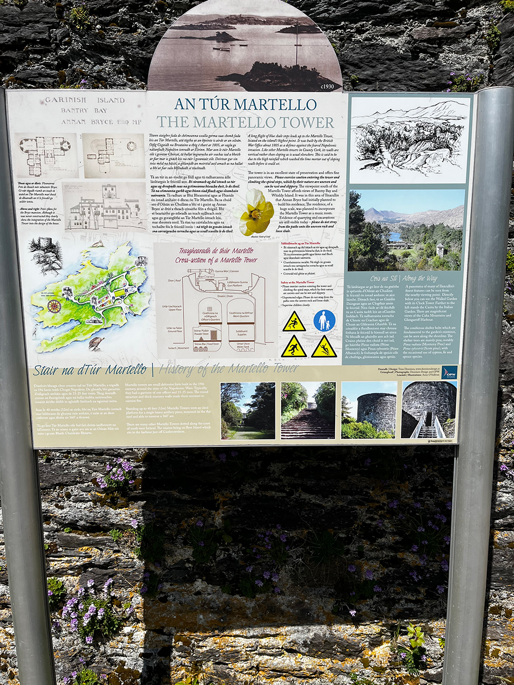 Martello Tower sign